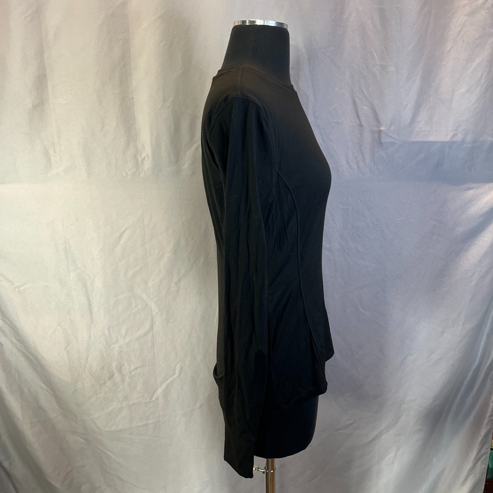 Spyder Active Performance Top Womens Small Black Nylon Stretch Moisture Wicking - Picture 2 of 13